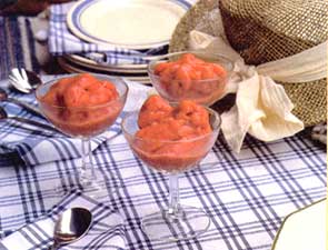 Who doesn’t love to make a treat that requires only three ingredients? You can’t go wrong with fresh fruit sorbet.